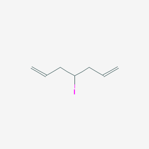 molecular formula C7H11I B3389247 4-Iodohepta-1,6-diene CAS No. 921926-33-2