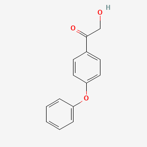 molecular formula C14H12O3 B3389259 2-Hydroxy-4'-phenoxyacetophenone CAS No. 92254-23-4