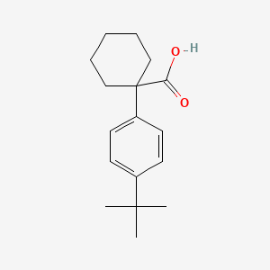 1-(4-Tert-butylphenyl)cyclohexane-1-carboxylic acid