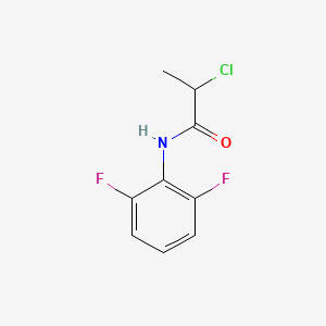 2-chloro-N-(2,6-difluorophenyl)propanamide