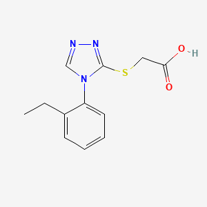 2-{[4-(2-ethylphenyl)-4H-1,2,4-triazol-3-yl]sulfanyl}acetic acid