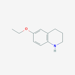 molecular formula C11H15NO B3389394 6-Ethoxy-1,2,3,4-tetrahydroquinoline CAS No. 926218-20-4