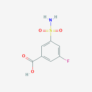 3-Fluoro-5-sulfamoylbenzoic acid