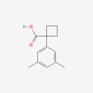 molecular formula C13H16O2 B3389404 1-(3,5-Dimethylphenyl)cyclobutanecarboxylic acid CAS No. 926223-33-8