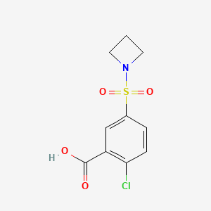 5-(Azetidine-1-sulfonyl)-2-chlorobenzoic acid