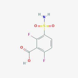 2,6-Difluoro-3-sulfamoylbenzoic acid