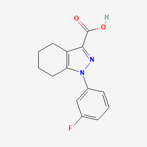 1-(3-Fluorophenyl)-4,5,6,7-tetrahydro-1H-indazole-3-carboxylic acid