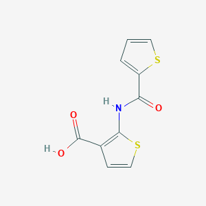 molecular formula C10H7NO3S2 B3389435 2-(Thiophene-2-amido)thiophene-3-carboxylic acid CAS No. 926235-66-7