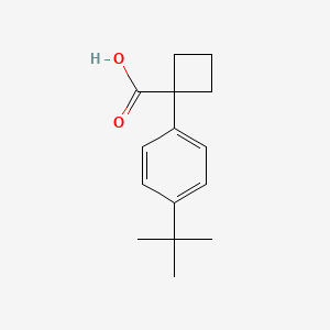 molecular formula C15H20O2 B3389454 1-(4-Tert-butylphenyl)cyclobutane-1-carboxylic acid CAS No. 926247-18-9