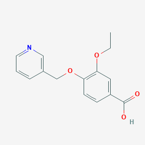 3-Ethoxy-4-(pyridin-3-ylmethoxy)benzoic acid