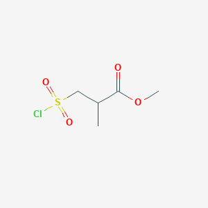 Methyl 3-(chlorosulfonyl)-2-methylpropanoate