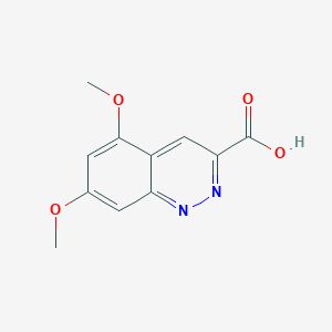 molecular formula C11H10N2O4 B3389568 5,7-Dimethoxycinnoline-3-carboxylic acid CAS No. 929975-20-2