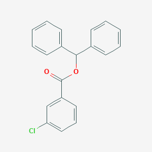 molecular formula C20H15ClO2 B338957 Benzhydryl 3-chlorobenzoate 