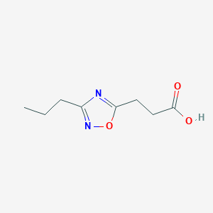 3-(3-Propyl-1,2,4-oxadiazol-5-yl)propanoic acid