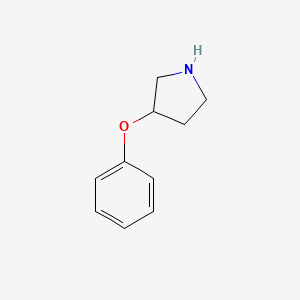 molecular formula C10H13NO B3389589 3-Phenoxypyrrolidine CAS No. 931581-76-9