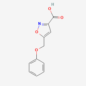 5-(Phenoxymethyl)-1,2-oxazole-3-carboxylic acid