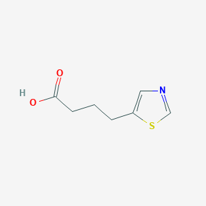 molecular formula C7H9NO2S B3389613 4-(1,3-Thiazol-5-yl)butanoic acid CAS No. 933686-34-1