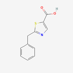 molecular formula C11H9NO2S B3389619 2-Benzyl-1,3-thiazole-5-carboxylic acid CAS No. 933687-22-0