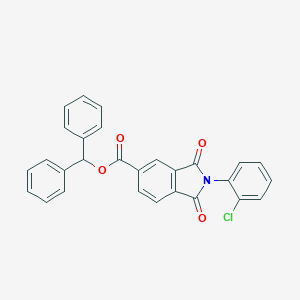 molecular formula C28H18ClNO4 B338964 Benzhydryl 2-(2-chlorophenyl)-1,3-dioxo-5-isoindolinecarboxylate 