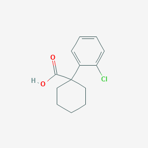 molecular formula C13H15ClO2 B3389644 1-(2-Chlorophenyl)cyclohexane-1-carboxylic acid CAS No. 933722-49-7