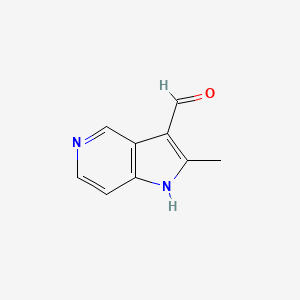 molecular formula C9H8N2O B3389658 2-methyl-1H-pyrrolo[3,2-c]pyridine-3-carbaldehyde CAS No. 933743-51-2