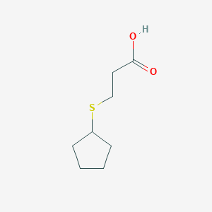 molecular formula C8H14O2S B3389667 3-(Cyclopentylsulfanyl)propanoic acid CAS No. 933758-02-2