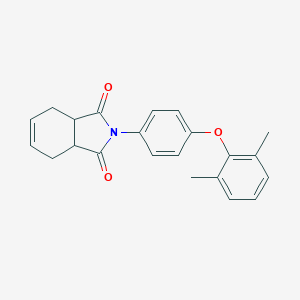molecular formula C22H21NO3 B338974 2-[4-(2,6-dimethylphenoxy)phenyl]-3a,4,7,7a-tetrahydro-1H-isoindole-1,3(2H)-dione 