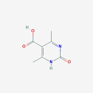 molecular formula C7H8N2O3 B3389783 4,6-Dimethyl-2-oxo-1,2-dihydropyrimidine-5-carboxylic acid CAS No. 937673-64-8