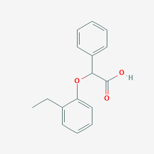 molecular formula C16H16O3 B3389827 2-(2-Ethylphenoxy)-2-phenylacetic acid CAS No. 938340-11-5