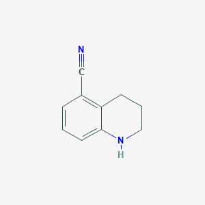 molecular formula C10H10N2 B3389845 1,2,3,4-Tetrahydroquinoline-5-carbonitrile CAS No. 939758-72-2