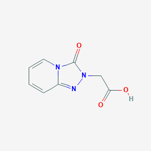 molecular formula C8H7N3O3 B3389864 2-{3-oxo-2H,3H-[1,2,4]triazolo[4,3-a]pyridin-2-yl}acetic acid CAS No. 941055-65-8