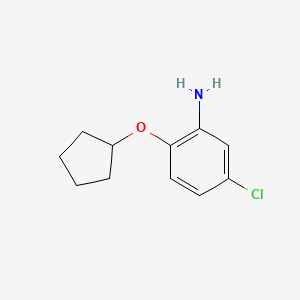 5-Chloro-2-(cyclopentyloxy)aniline