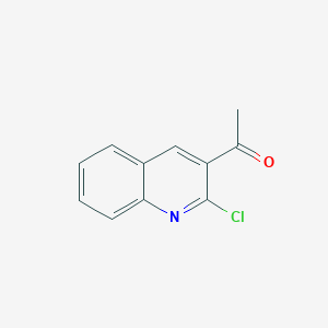 molecular formula C11H8ClNO B3389941 1-(2-Chloroquinolin-3-yl)ethanone CAS No. 94741-41-0
