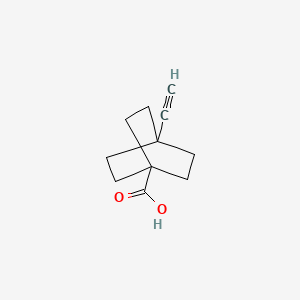 molecular formula C11H14O2 B3389986 4-Ethynylbicyclo[2.2.2]octane-1-carboxylic acid CAS No. 94994-34-0