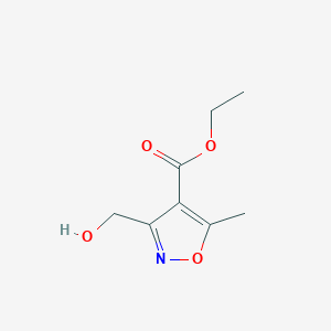 molecular formula C8H11NO4 B3390021 3-羟甲基-5-甲基-4-异恶唑羧酸乙酯 CAS No. 95104-47-5