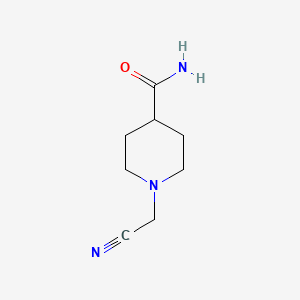 1-(Cyanomethyl)piperidine-4-carboxamide