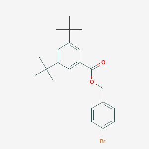 molecular formula C22H27BrO2 B339007 4-Bromobenzyl 3,5-ditert-butylbenzoate 