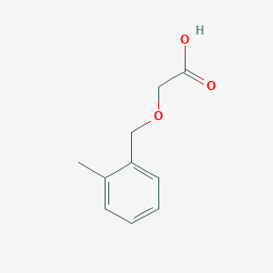 B3390089 2-[(2-Methylphenyl)methoxy]acetic acid CAS No. 953786-96-4