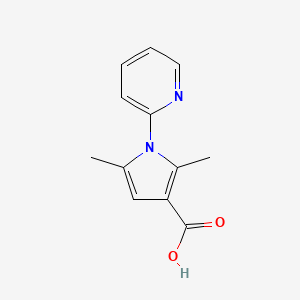 molecular formula C12H12N2O2 B3390107 2,5-dimethyl-1-(pyridin-2-yl)-1H-pyrrole-3-carboxylic acid CAS No. 953894-68-3