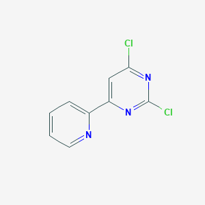 molecular formula C9H5Cl2N3 B3390165 2,4-Dichloro-6-(pyridin-2-yl)pyrimidine CAS No. 954232-56-5