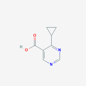 molecular formula C8H8N2O2 B3390170 4-环丙基嘧啶-5-羧酸 CAS No. 954232-79-2