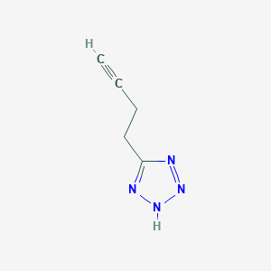 molecular formula C5H6N4 B3390202 5-But-3-ynyl-1h-tetrazole CAS No. 954371-22-3