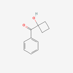 molecular formula C11H12O2 B3390301 1-Benzoylcyclobutan-1-OL CAS No. 95800-10-5