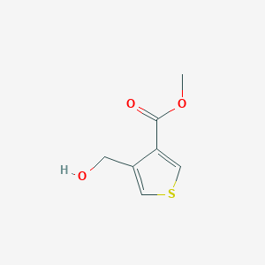 molecular formula C7H8O3S B3390315 Methyl 4-hydroxymethyl-3-thiophenecarboxylate CAS No. 959236-56-7