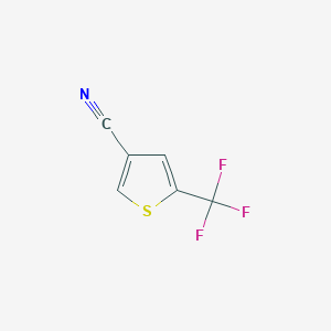 molecular formula C6H2F3NS B3390337 5-(Trifluoromethyl)thiophene-3-carbonitrile CAS No. 96518-83-1