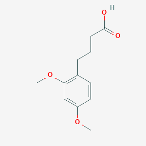 molecular formula C12H16O4 B3390348 4-(2,4-Dimethoxyphenyl)butanoic acid CAS No. 96818-18-7