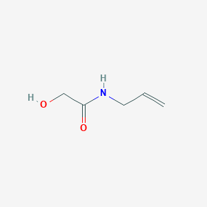 molecular formula C5H9NO2 B3390371 2-hydroxy-N-(prop-2-en-1-yl)acetamide CAS No. 98071-17-1