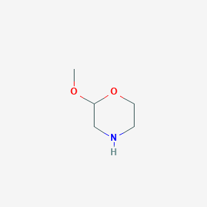molecular formula C5H11NO2 B3390377 2-甲氧基吗啉 CAS No. 98137-53-2