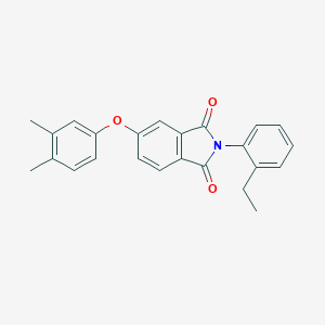 molecular formula C24H21NO3 B339038 5-(3,4-dimethylphenoxy)-2-(2-ethylphenyl)-1H-isoindole-1,3(2H)-dione 