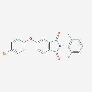 molecular formula C22H16BrNO3 B339039 5-(4-bromophenoxy)-2-(2,6-dimethylphenyl)-1H-isoindole-1,3(2H)-dione 
